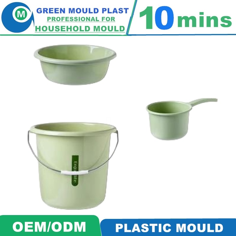 PP High Strength 13L Water Bucket Injection Plastic Mould with Low Price