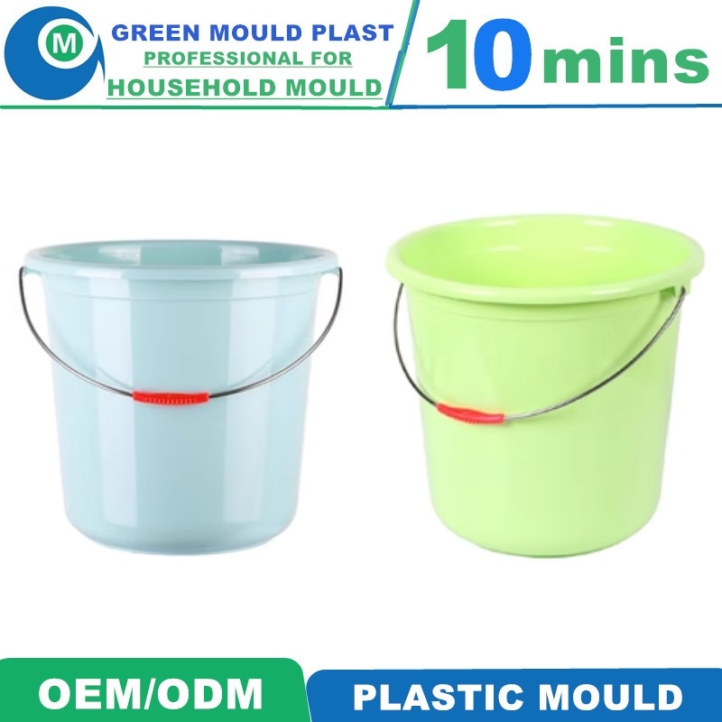 Mirror Polish High Strength PP Water Bucket Tool Shop Mould Manufacturer