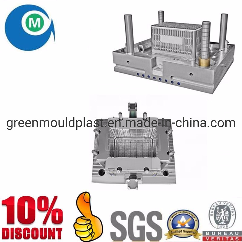 OEM Injection Plastic Fish & Vegetable Crate Mould Maker