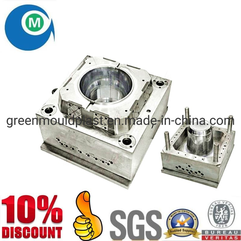 China New Design Precision CNC Plastic Water Bucket Injection Mould