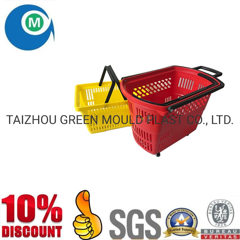 Factory Custom Plastic Basket Mould Plastic Injection Mold for Shopping Basket