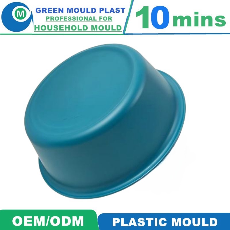 No Flash Step Scratch Mix Material Injection Plastic PP Basin Mould