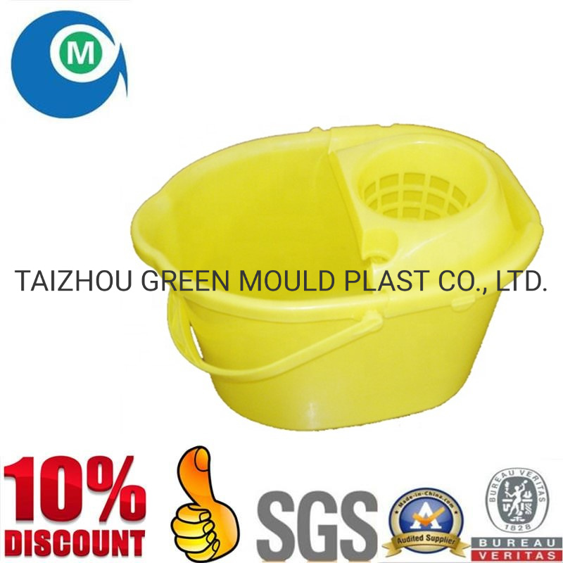 Hot Sale House Cleaning Tool Plastic Mop Bucket Injection Mould Supplier