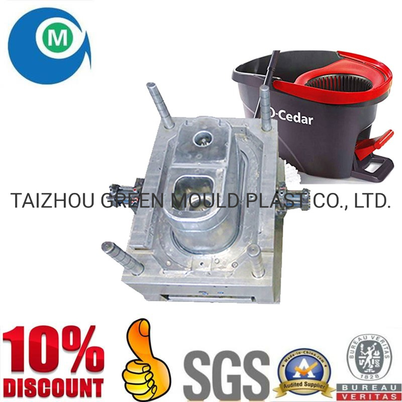 Custom Plastic Injection Mop Bucket Mould Making Factory for ABS PP PA PE PS PC POM Material