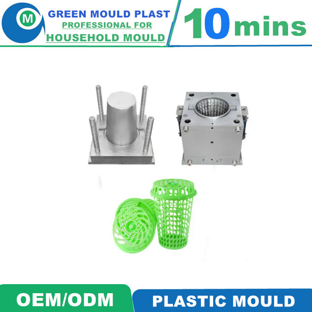 High Grade Domestic Plastic Washing Cloth Basket Molds With Diverse Styles