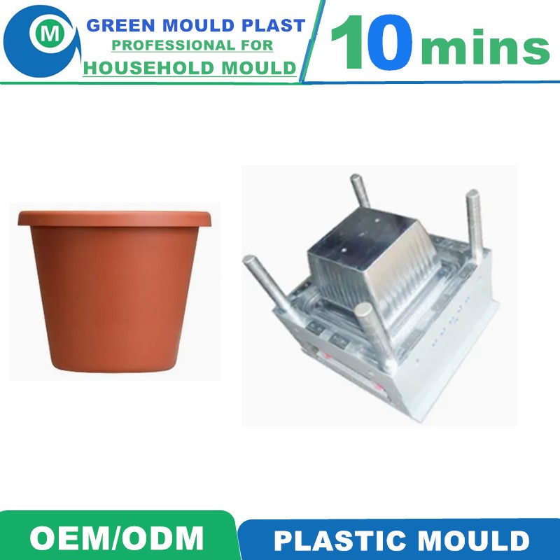 High Quality Injection Plastic Flowerpot Mold,Plastic Household Mould