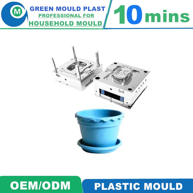 High Quality Domestic Plastic Flowerpot Molds in Various Styles