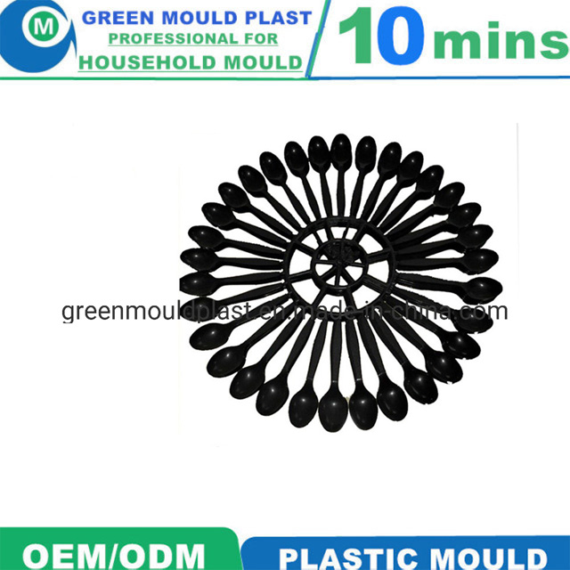 Hot Runner Mould Structure Injection Plastic Spoon Fork Mould