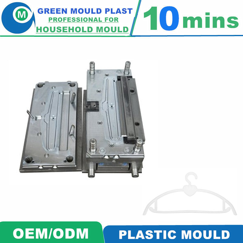Customized One-Stop Service ABS Hanger Mold Design and Making Injection Parts Over Molding for Plastic Clothes Stand