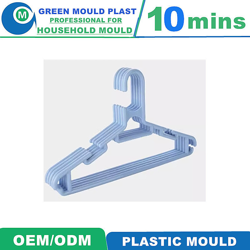 Customized One-Stop Service ABS Hanger Mold Design and Making Injection Parts Over Molding for Plastic Clothes Stand
