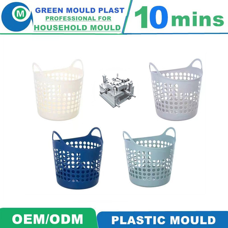 Cheap Handle Basket Laundry Basket Mould Made in China Injection Mold with High Quality