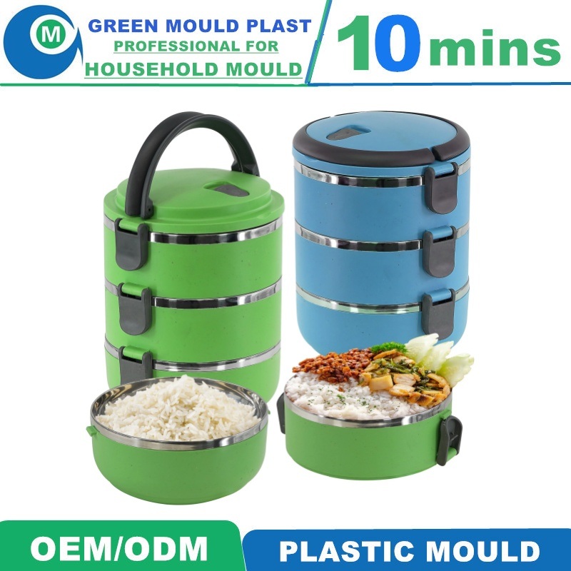High Quality Customized Professional Plastic Injection Lunch Box Mould Manufacturer Factory