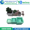 Hot Selling Custom Plastic Injection Molded Flower Pot Molds Provided by OEM/ODM