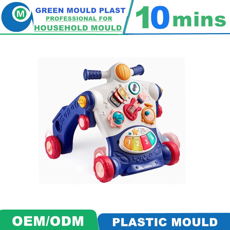 Baby Walker Plastic Injection Mold Baby Playing Slide Plastic Mould Baby Plastic Injection Toy Mould
