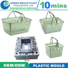Direct Factory Custom Plastic Shopping Hand Basket Injection Mould Household Basket Tooling Manufacture China Factory