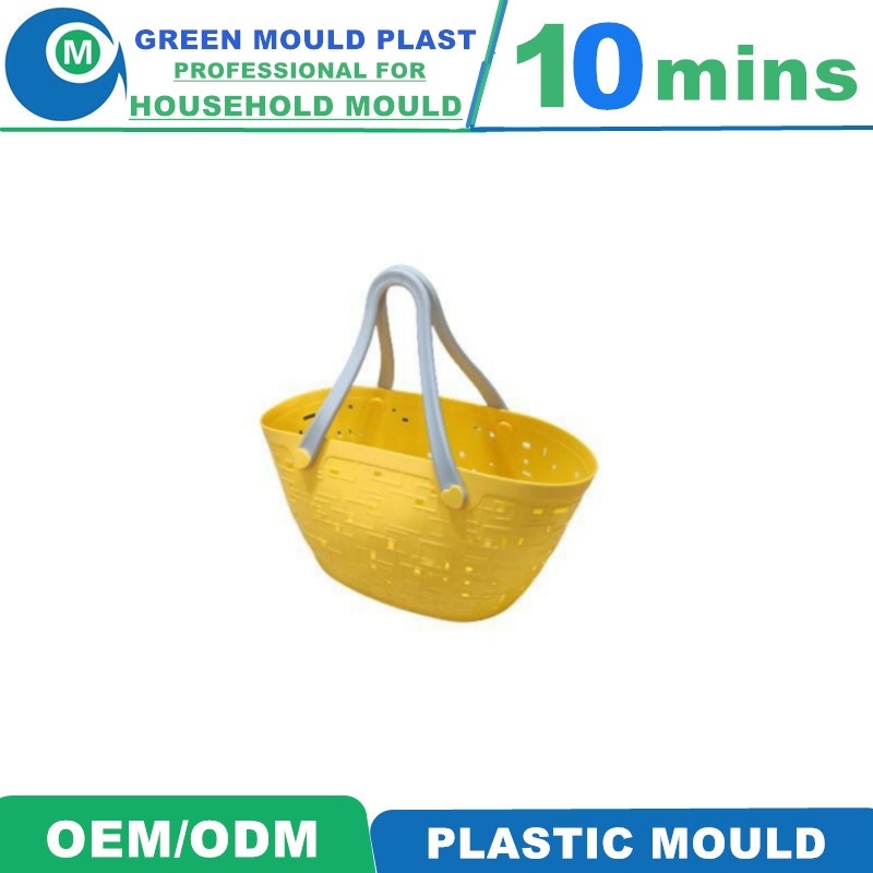 Manufacturer Wholesale Plastic Mould Injection Plastic Shopping Basket Mould Mold