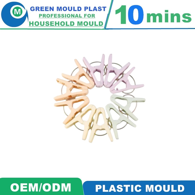 Hot Selling Plastic Cloth Clips Plastic Injection Mold Manufacturer PP