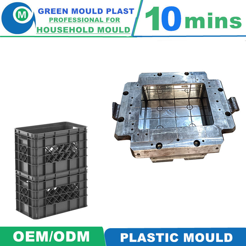 Customize Plastic Crate Mould/ Plastic Injection Basket Mold/Mould Factory
