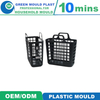 High Volume Production Shopping Basket Mould Manufacturer Huangyan