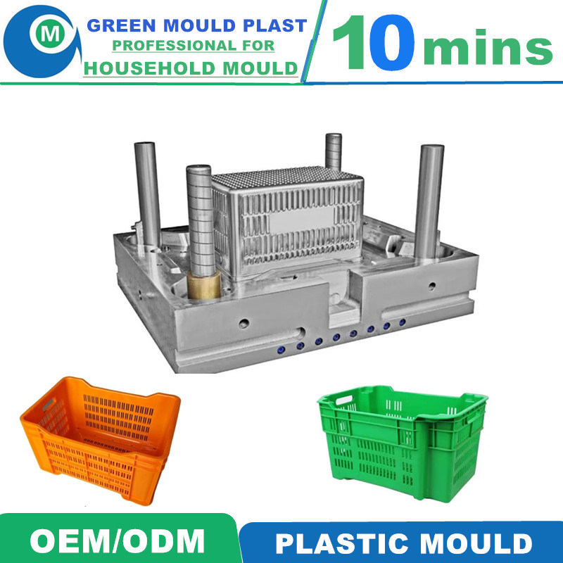 Quality Taizhou Mould Factory Top Quality Injection Plastic Fruit Vegetable Crate Mold
