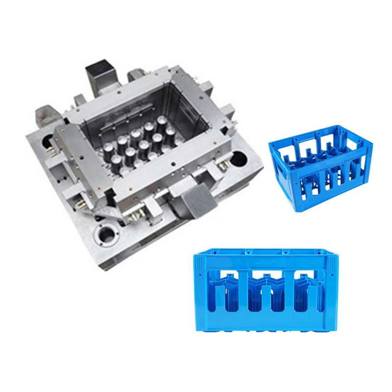 Plastic Vegetable Crates Mould Stackable Plastic Mold Milk Crate Injection Mold