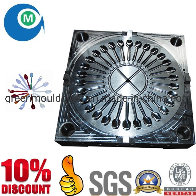 Hot Runner Mould Structure Injection Plastic Spoon Fork Mould