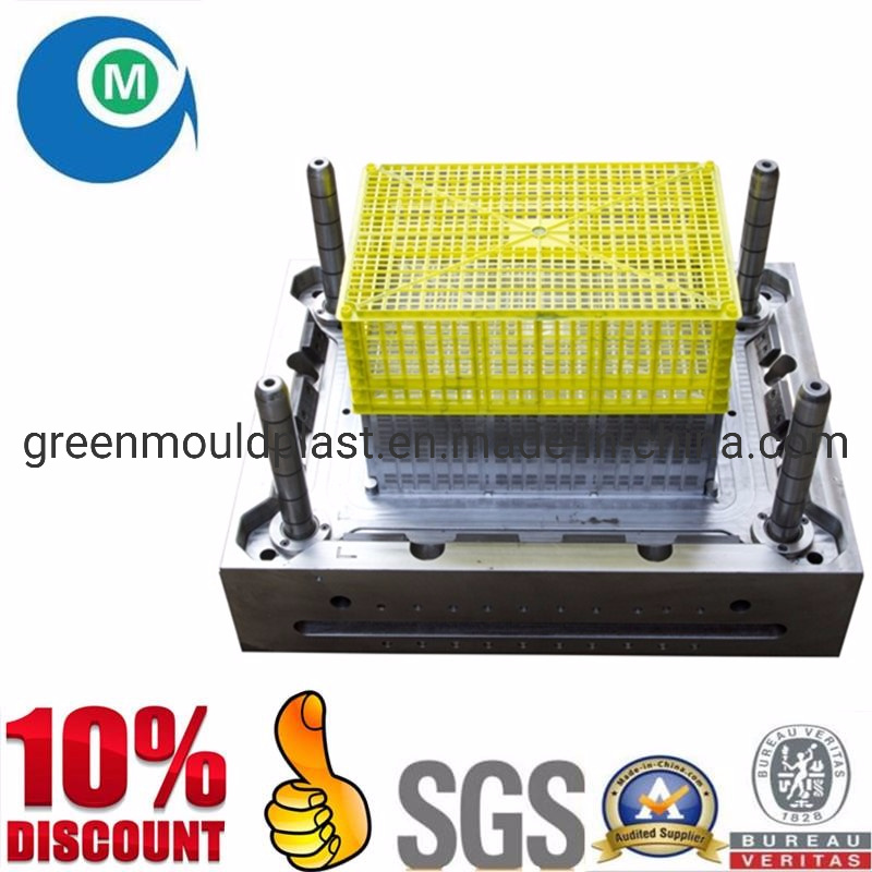Precise Processing Fish Crate Plastic Injection Mould Maker