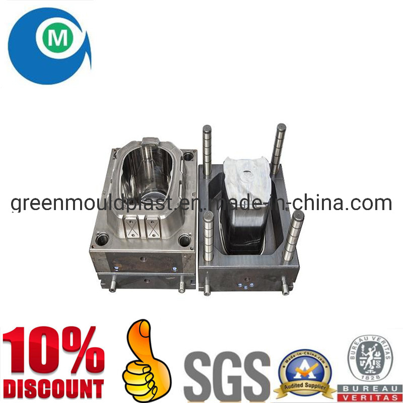 Customized Injection Plastic Pedal Dustbin Mould