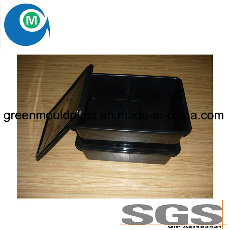 Hot Runner with Single Cavity Injection Plastic Lunch Box Container Mould Supplier