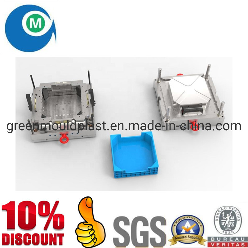 Attractive Design Top Quality Competitive Price Collapsible Plastic Vegetable and Fruit Crate Injection Mould