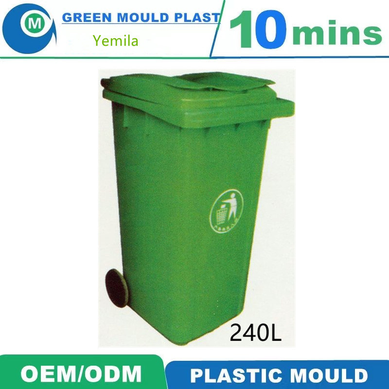 Plastic Injection 660L and 1100L Trashbin Mold