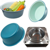 No Flash Step Scratch Mix Material Injection Plastic PP Basin Mould