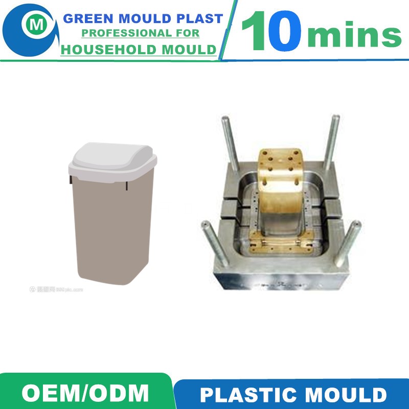 High Quality Injection Plastic Dustbin Mold,Plastic Household Mould