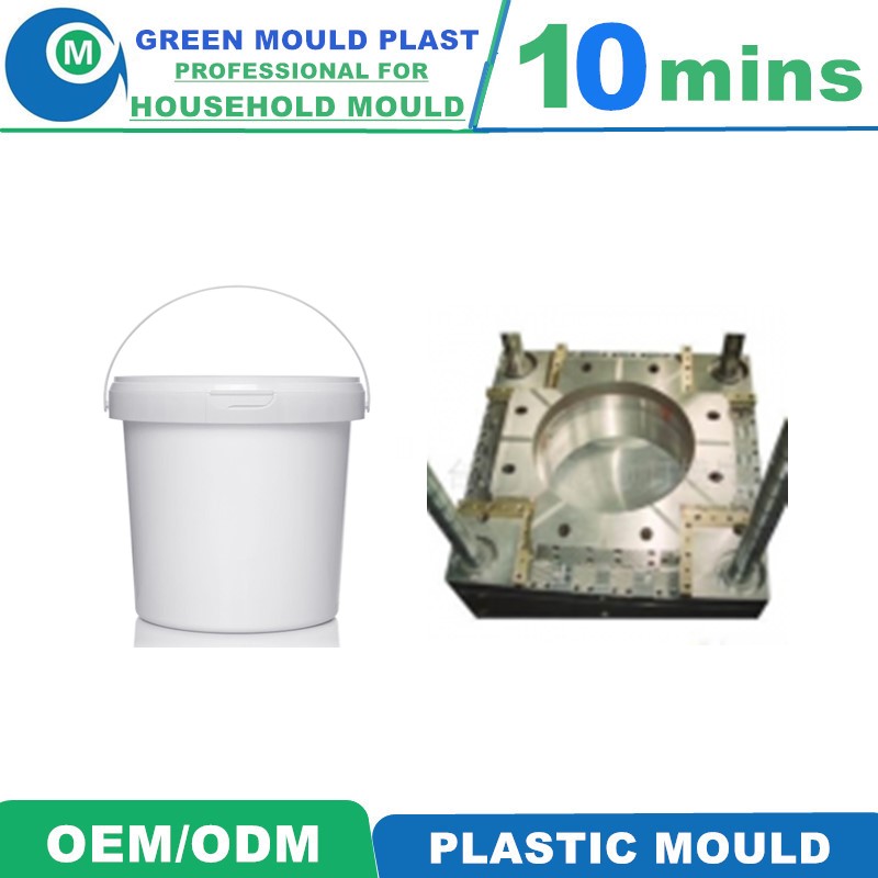 Top Quality Domestic Plastic Paint Bucket Molds With Multiple Styles