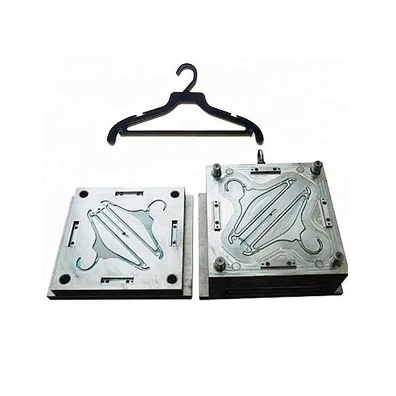 Customized One-Stop Service ABS Hanger Mold Design and Making Injection Parts Over Molding for Plastic Clothes Stand