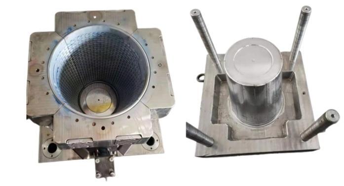 Customized Beautiful Multi Color Injection Mold for Household Laundry Basket Handle Basket Mould in Taizhou