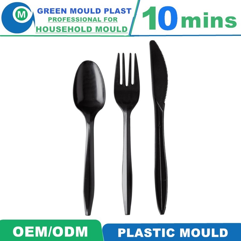 High Quality Cheap Factory Direct Sale Plastic Spoon&Fork&Knife Injection Mould