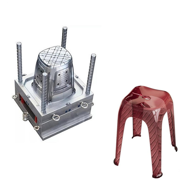 Custom PP Plastic Stool Chair Injection Mould / Mold / Tooling, Plastic Articles for Kid Daily Use Injection Moulding Moulds