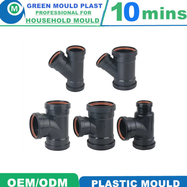 High Quality PVC PE PPR Plastic Injection Collapsible Core Pipe Fitting Mould