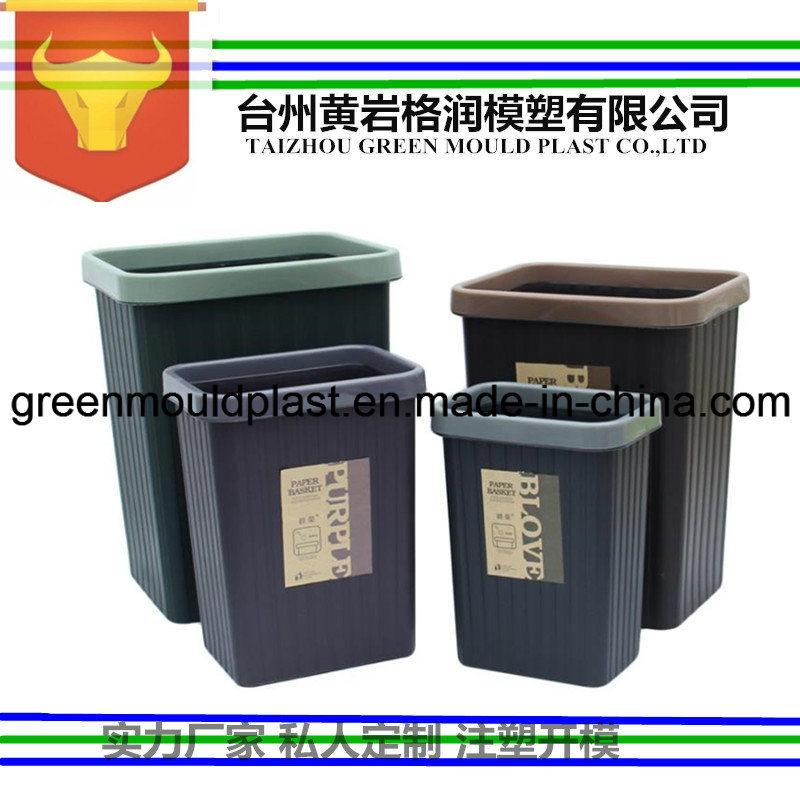 Plastic Trash Can Mould Indoor Dustbin Injection Mould