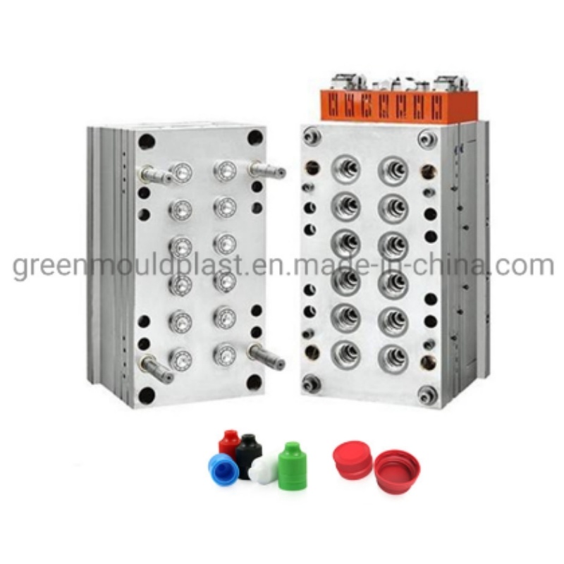 Cold Runner Injection Plastic Cap Mould Manufacture