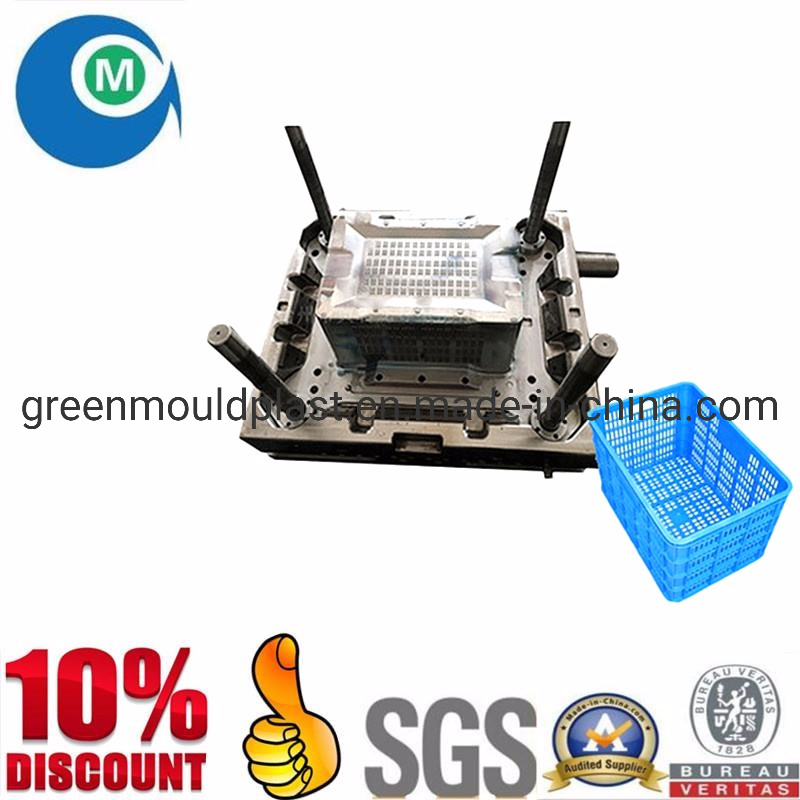 OEM Injection Plastic Fish & Vegetable Crate Mould Maker