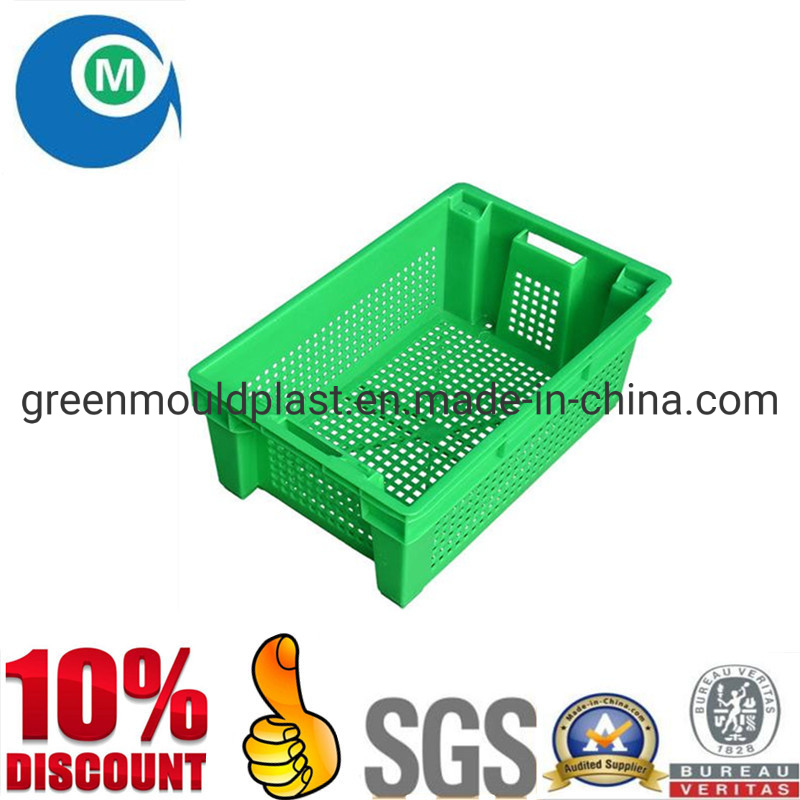 Plastic Turnover Box Mold Injection Folding Crate Mould