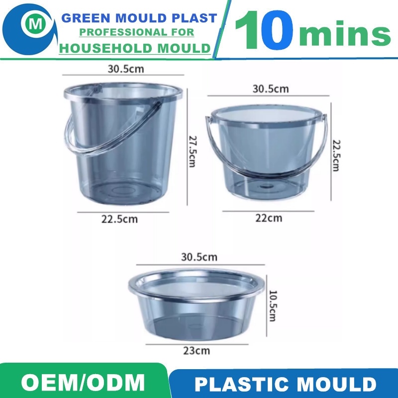 Wholesale Mold Factory Made Factory Manufacturing Customized Plastic Bucket Injection Mould