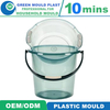 Lucency Mirror Polish Bucket Injection Plastic Mould for Storage Cloth Water