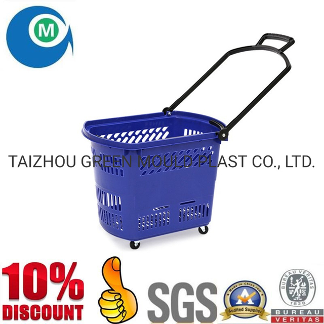 High Quality Injection Basket Mould Made in China/OEM Custom Injection Fashion Shopping Basket Plastic Mould