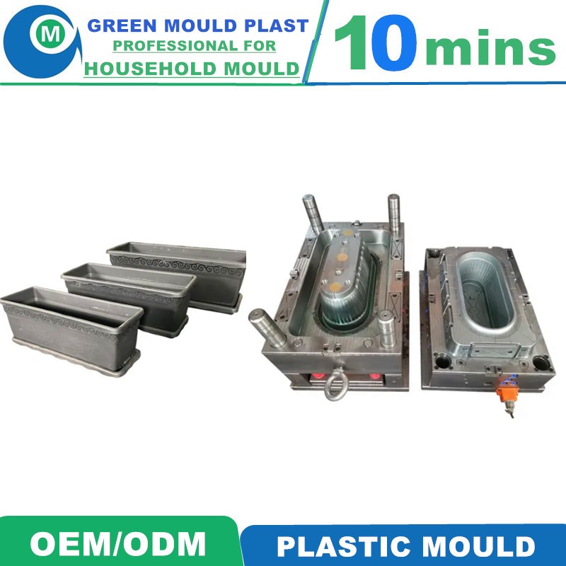 High Quality Domestic Plastic Flowerpot Molds in Various Styles