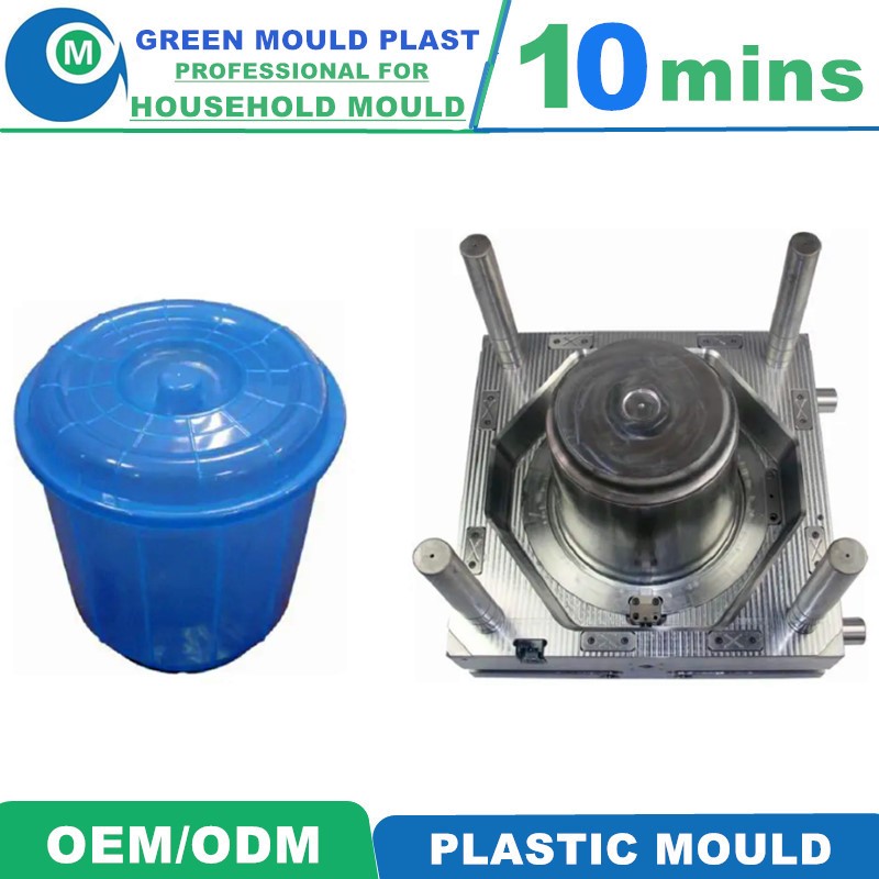 High Quality Domestic Plastic Water Bucket Molds in Various Styles