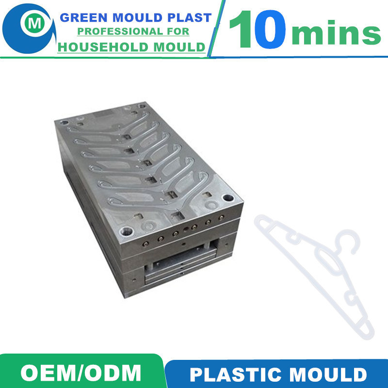 Customized One-Stop Service ABS Hanger Mold Design and Making Injection Parts Over Molding for Plastic Clothes Stand