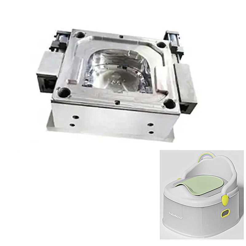 Plastic Baby Potty Mold Child Toilet Seat Injection Mould with Unique Design